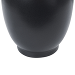 Blumenvase MYTILENE Keramik 29 cm Schwarz