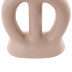 Blumenvase KOZANI Keramik 28 cm Sandbeige