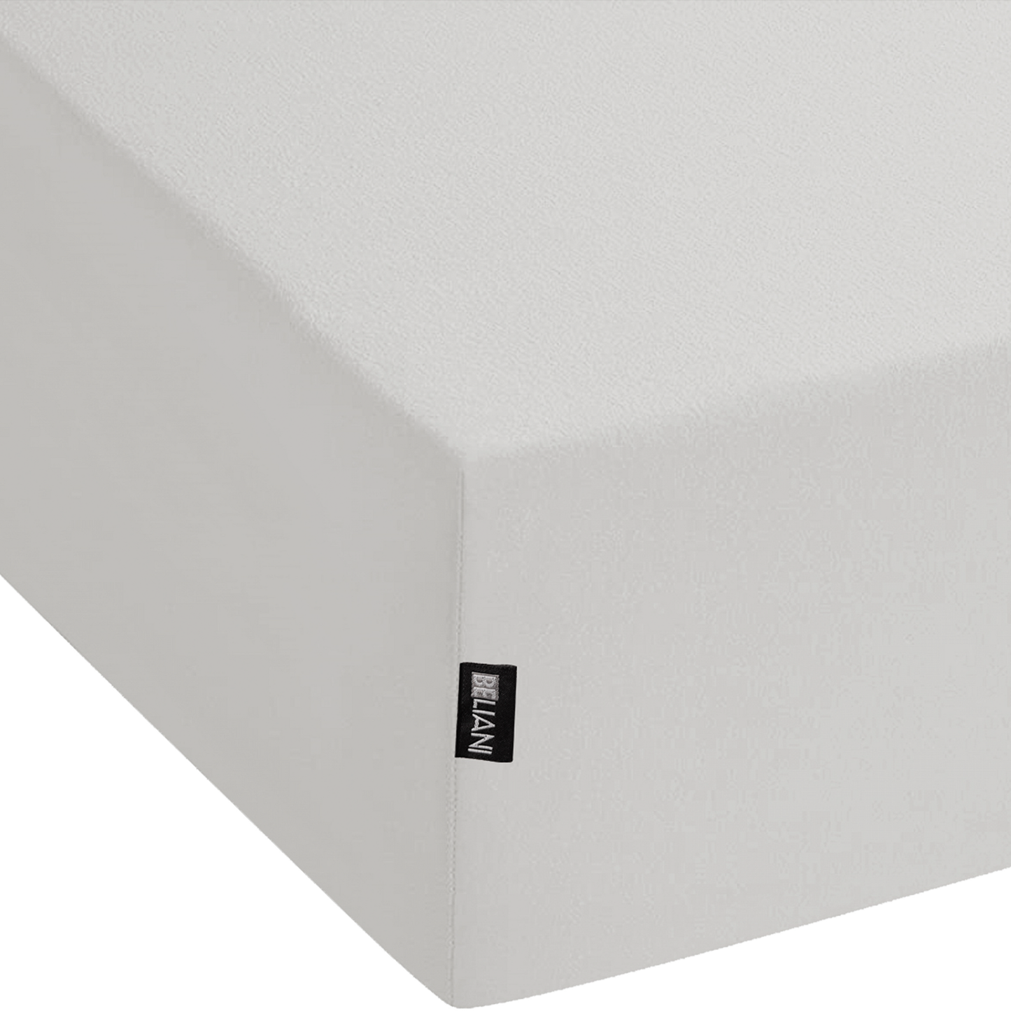 Spannbettlaken JANBU Baumwolle 200 x 200 cm Hellgrau