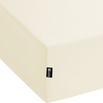 Spannbettlaken JANBU Baumwolle 90 x 200 cm Beige