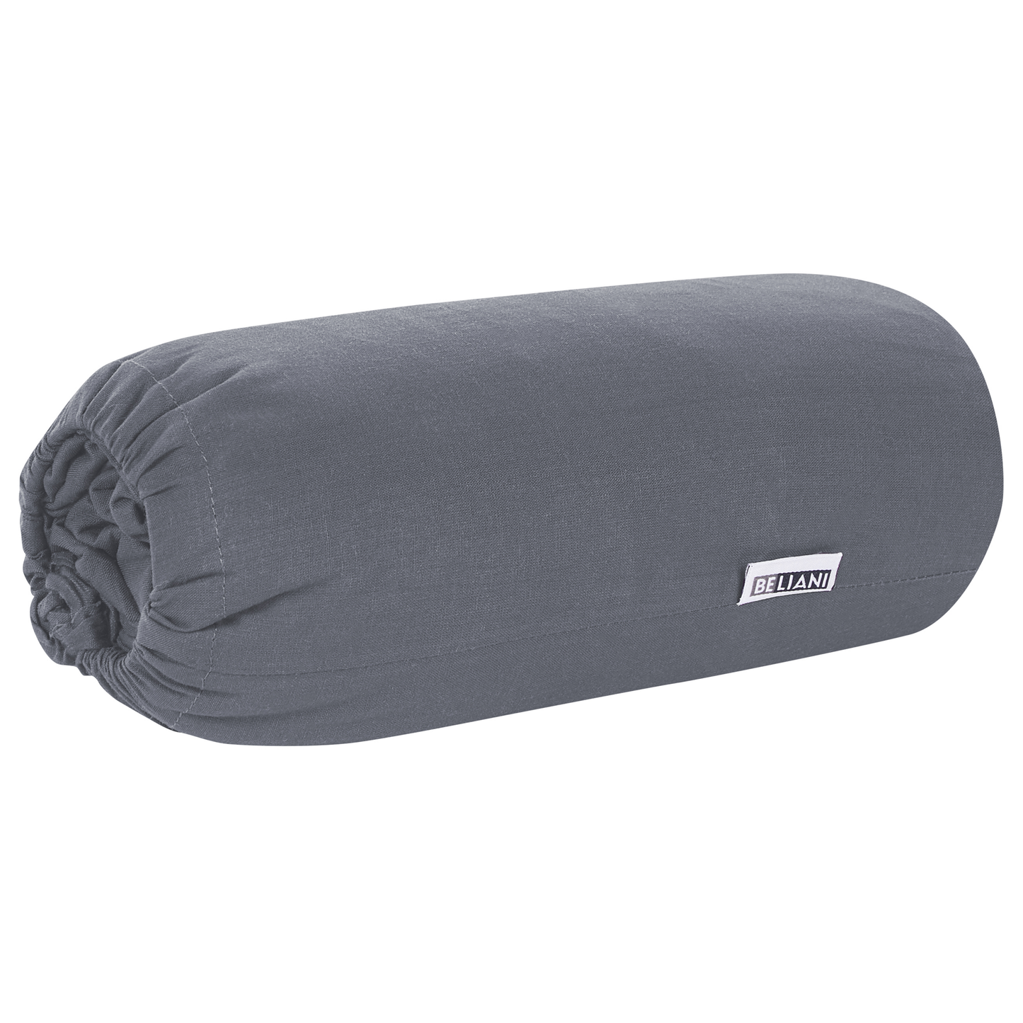 Spannbettlaken JANBU Baumwolle 90 x 200 cm Dunkelgrau