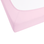 Spannbettlaken JANBU Baumwolle 90 x 200 cm Pastellrosa