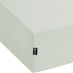 Spannbettlaken JANBU Baumwolle 200 x 200 cm Hellgrün