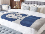 Kuscheldecke HALEDE 130 x 170 cm Blau