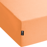 Spannbettlaken JANBU Baumwolle 90 x 200 cm Orange