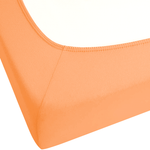 Spannbettlaken JANBU Baumwolle 90 x 200 cm Orange