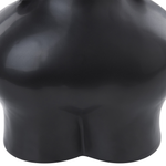 Blumenvase NAFPLIO Keramik 32 cm Schwarz
