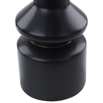 Blumenvase PEANIA Keramik 30 cm Schwarz