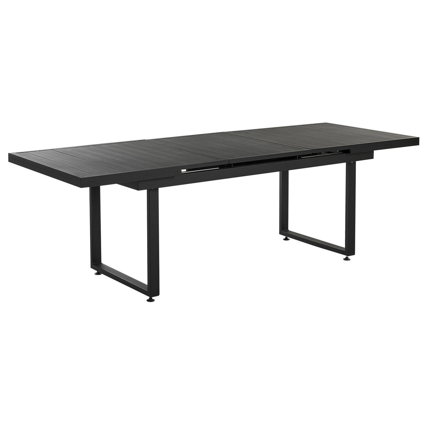 Gartenmöbel Set 6-Sitzer VALCANETTO/TAVIANO Metall Schwarz