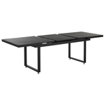 Gartenmöbel Set 6-Sitzer VALCANETTO/TAVIANO Metall Schwarz