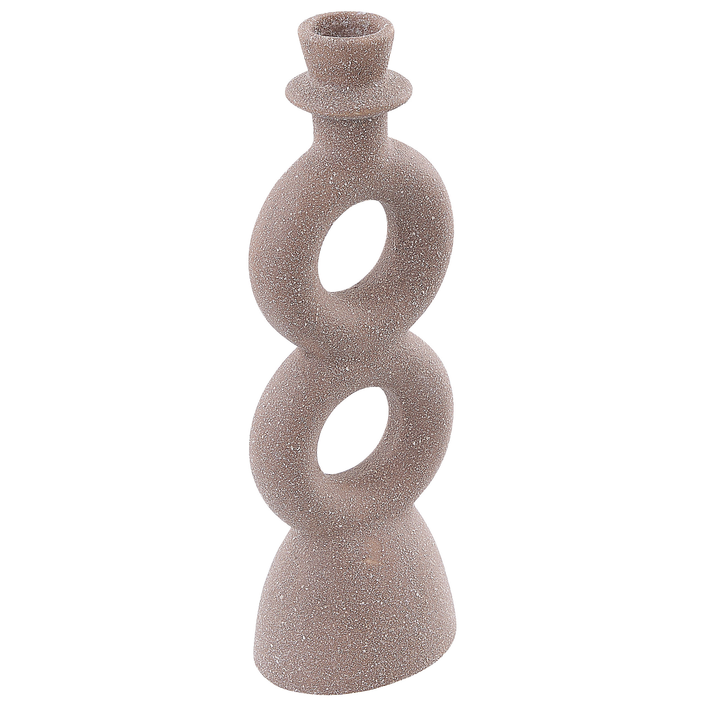 Kerzenständer NAOUSA Keramik 23 cm Beige