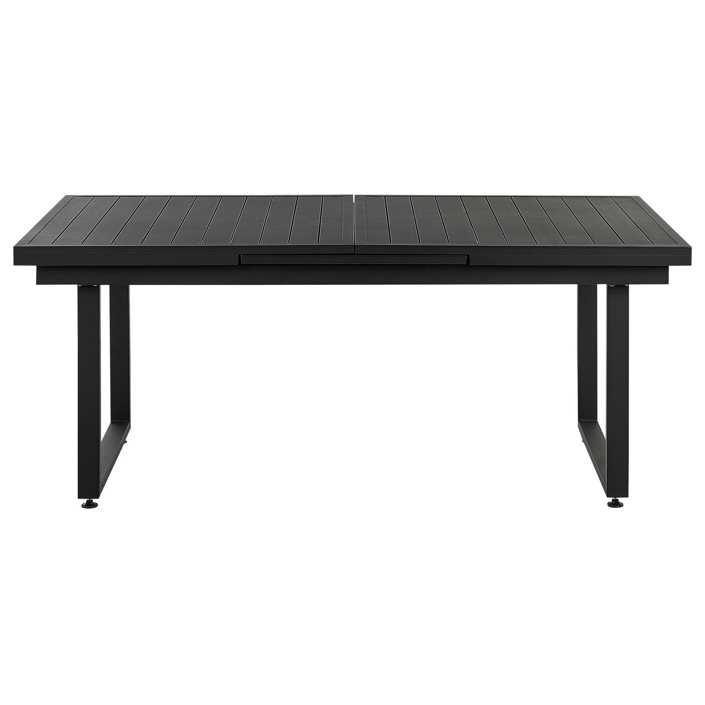 Gartenmöbel Set 8-Sitzer VALCANETTO/TAVIANO inkl. Kissen Metall Schwarz