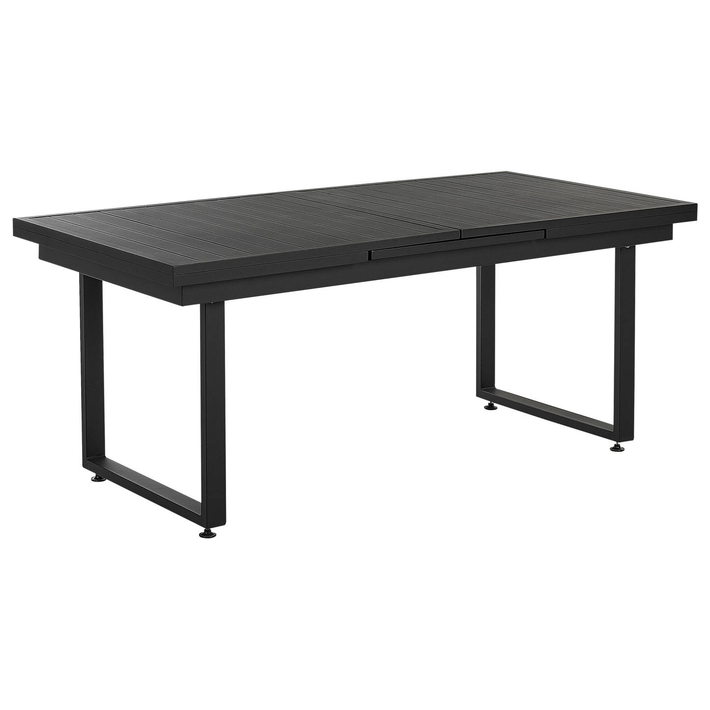 Gartenmöbel Set 8-Sitzer VALCANETTO/TAVIANO inkl. Kissen Metall Schwarz