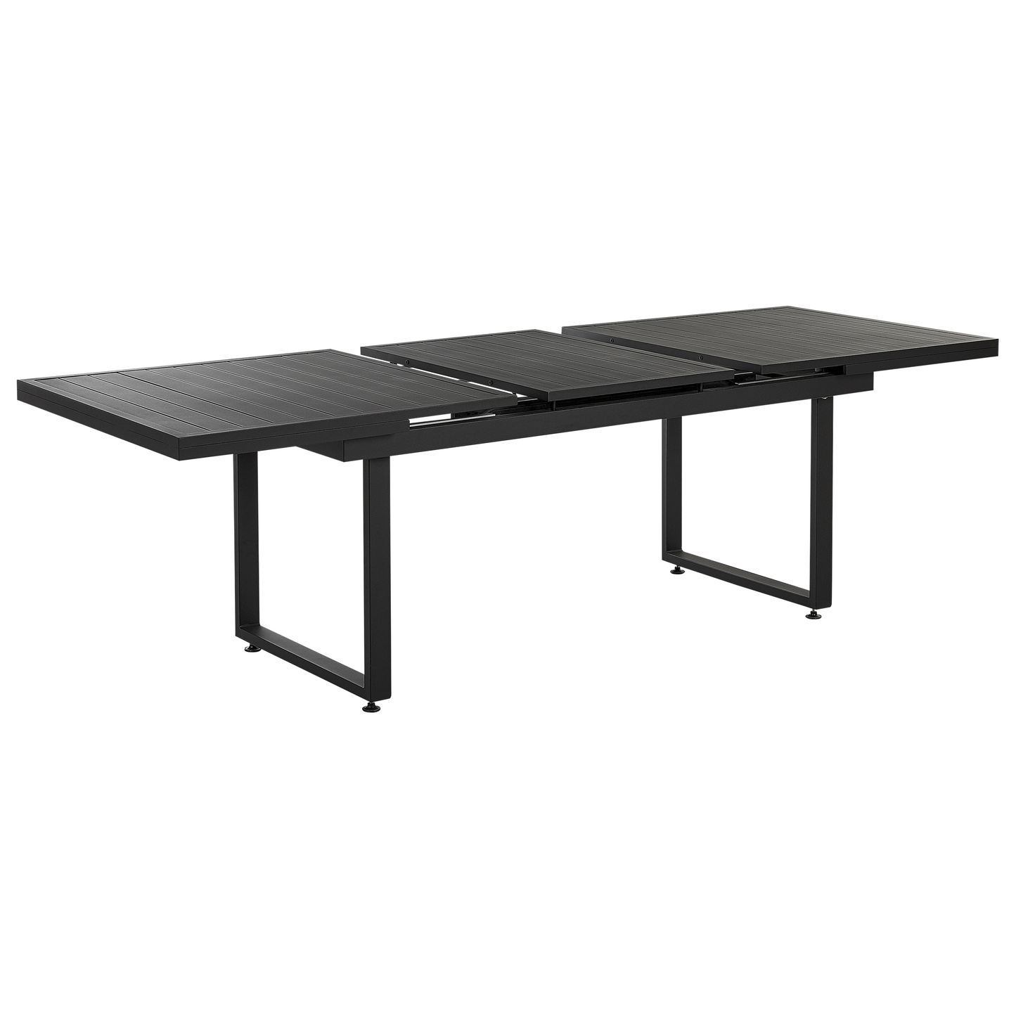 Gartenmöbel Set 8-Sitzer VALCANETTO/TAVIANO inkl. Kissen Metall Schwarz