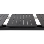 Gartenmöbel Set 8-Sitzer VALCANETTO/TAVIANO inkl. Kissen Metall Schwarz