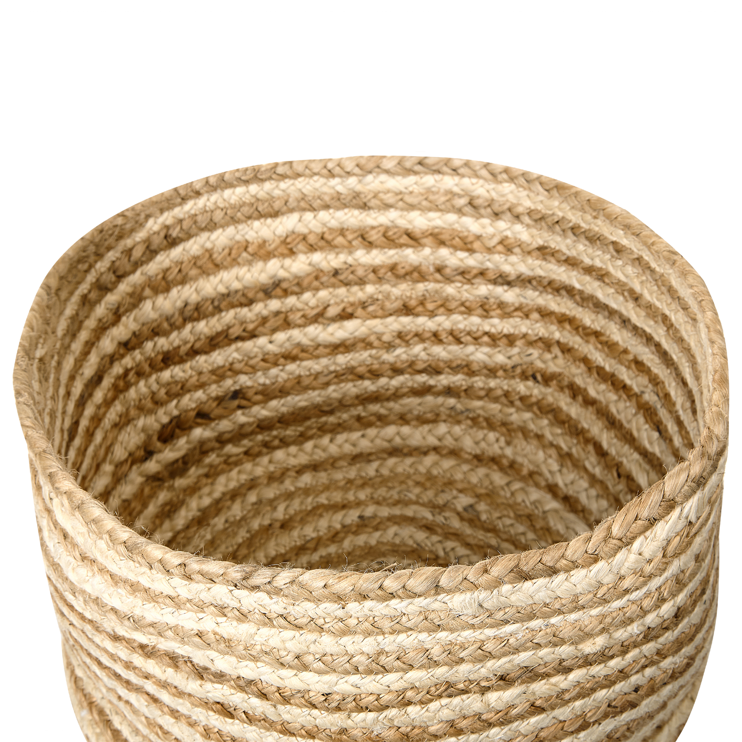 Aufbewahrungskorb Jute naturfarben / beige 3er Set KAHU