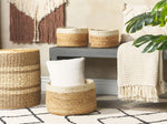 Aufbewahrungskorb Jute naturfarben / beige 3er Set TAJORI