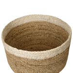 Aufbewahrungskorb Jute naturfarben / beige 3er Set TAJORI