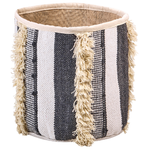 Korb Baumwolle beige / grau 2er Set KOTKAI