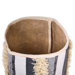 Korb Baumwolle beige / grau 2er Set KOTKAI