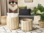 Korb Baumwolle beige 2er Set KAKKI