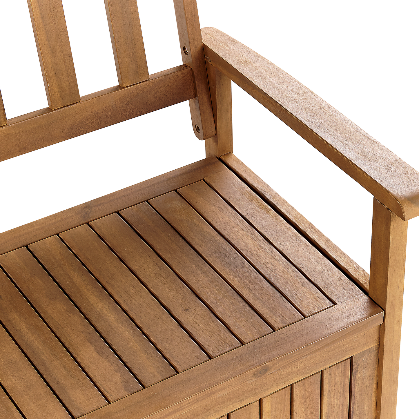 Gartenbank SOVANA 160 cm mit Stauraum Akazienholz Braun