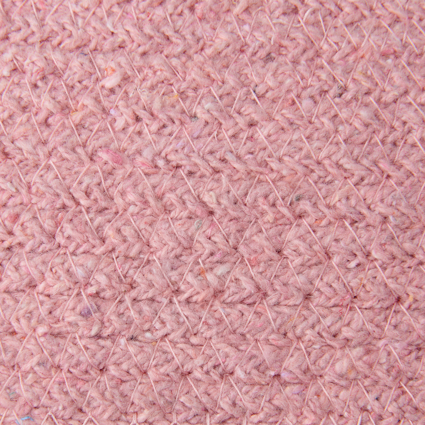 Textilkorb Baumwolle rosa 2er Set PANJGUR
