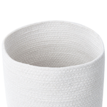 Textilkorb Baumwolle weiss / beige 3er Set BASIMA