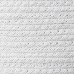 Textilkorb Baumwolle weiss / beige 3er Set BASIMA
