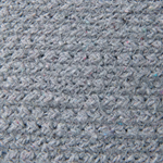 Textilkorb Baumwolle grau / beige 3er Set BASIMA