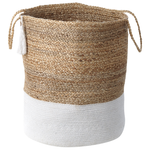 Aufbewahrungskorb Jute weiss / beige 2er Set GAJAR