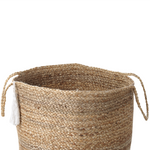 Aufbewahrungskorb Jute weiss / beige 2er Set GAJAR