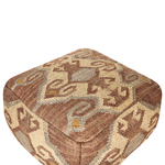 Pouf Jute mehrfarbig 50 x 50 x 30 cm URPAD