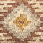 Pouf Jute mehrfarbig 50 x 50 x 30 cm BEEL