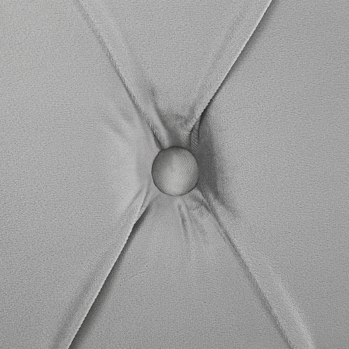 Wasserbett Samtstoff AVALLON 180 x 200 cm Grau