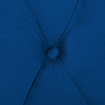 Wasserbett Samtstoff AVALLON 180 x 200 cm Marineblau