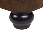 Wasserbett Lederoptik braun 180 x 200 cm CAVAILLON