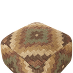 Pouf Jute mehrfarbig 50 x 50 x 30 cm MAGURI