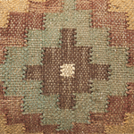 Pouf Jute mehrfarbig 50 x 50 x 30 cm MAGURI