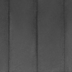 Esszimmerstuhl 2er Set SANILAC Samtstoff Dunkelgrau