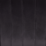 Esszimmerstuhl 2er Set SANILAC Samtstoff Schwarz