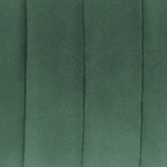 Esszimmerstuhl 2er Set Samtstoff Dunkelgrün SANILAC