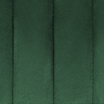 Esszimmerstuhl 2er Set SANILAC Samtstoff Smaragdgrün