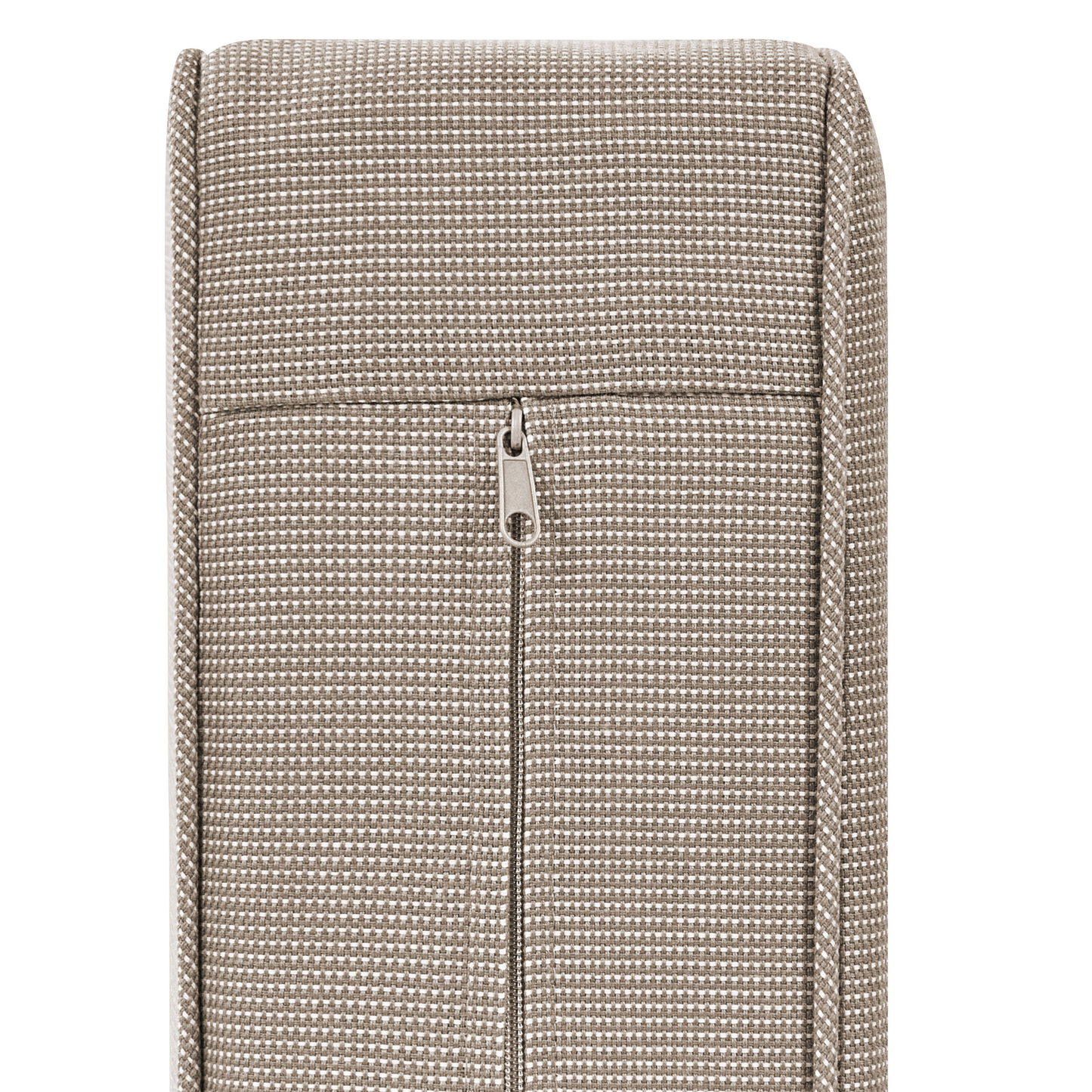 Gartensofa Akazienholz hellbraun 3-Sitzer Auflagen taupe TRANI