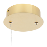 LED Hängelampe FANE Metall Gold