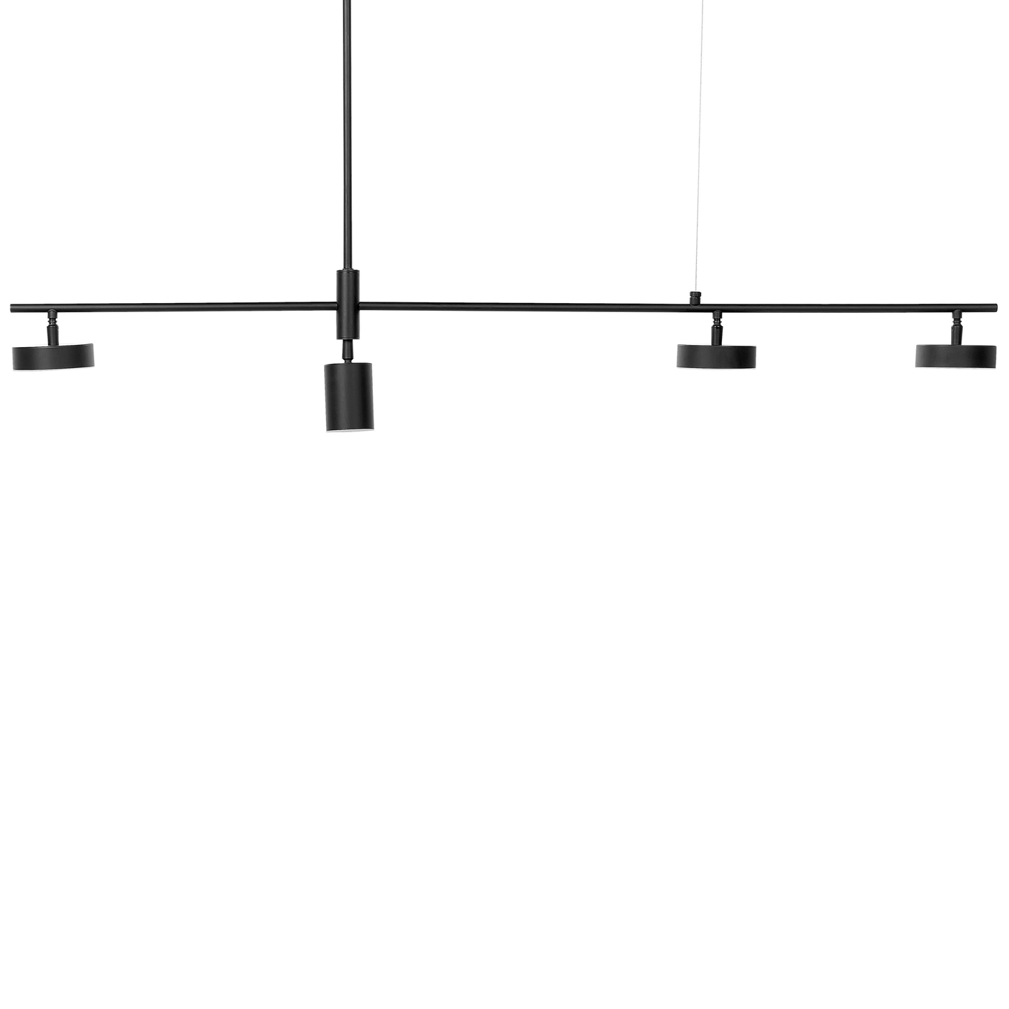 LED Hängelampe FOYLE Metall Schwarz