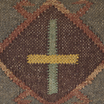 Dekokissen 2er Set KATORA Jute 45 x 45 cm Grün Orientalisches Muster