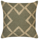 Dekokissen 2er Set GOPI Jute 45 x 45 cm Grün Orientalisches Muster