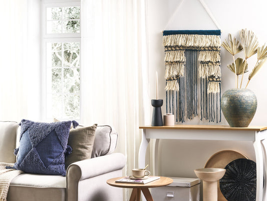 Wandbehang NADRA Baumwolle 77 cm Hellbeige