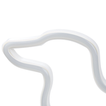 Neonlicht LED Dekofigur blau Hundeform 20 cm FRANCIS